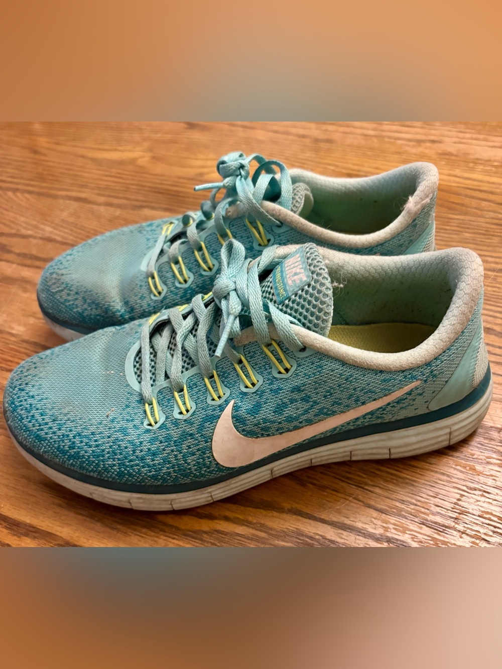 Nike Women's Aqua Mesh Running Sneakers with White Swoosh
